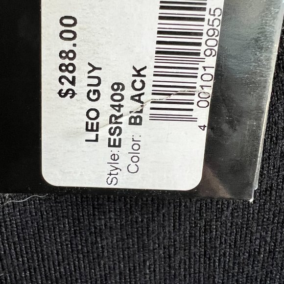 Leo Guy Black Lace Knit Dress - Picture 4 of 4